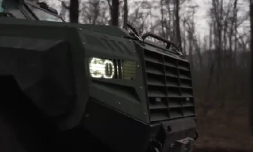 Ukraine S Defence Minister Shows New Armoured Vehicles Supplied By