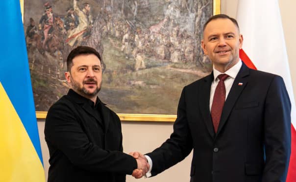 Зеленський зустрічається з Навроцьким на полях саміту НАТО