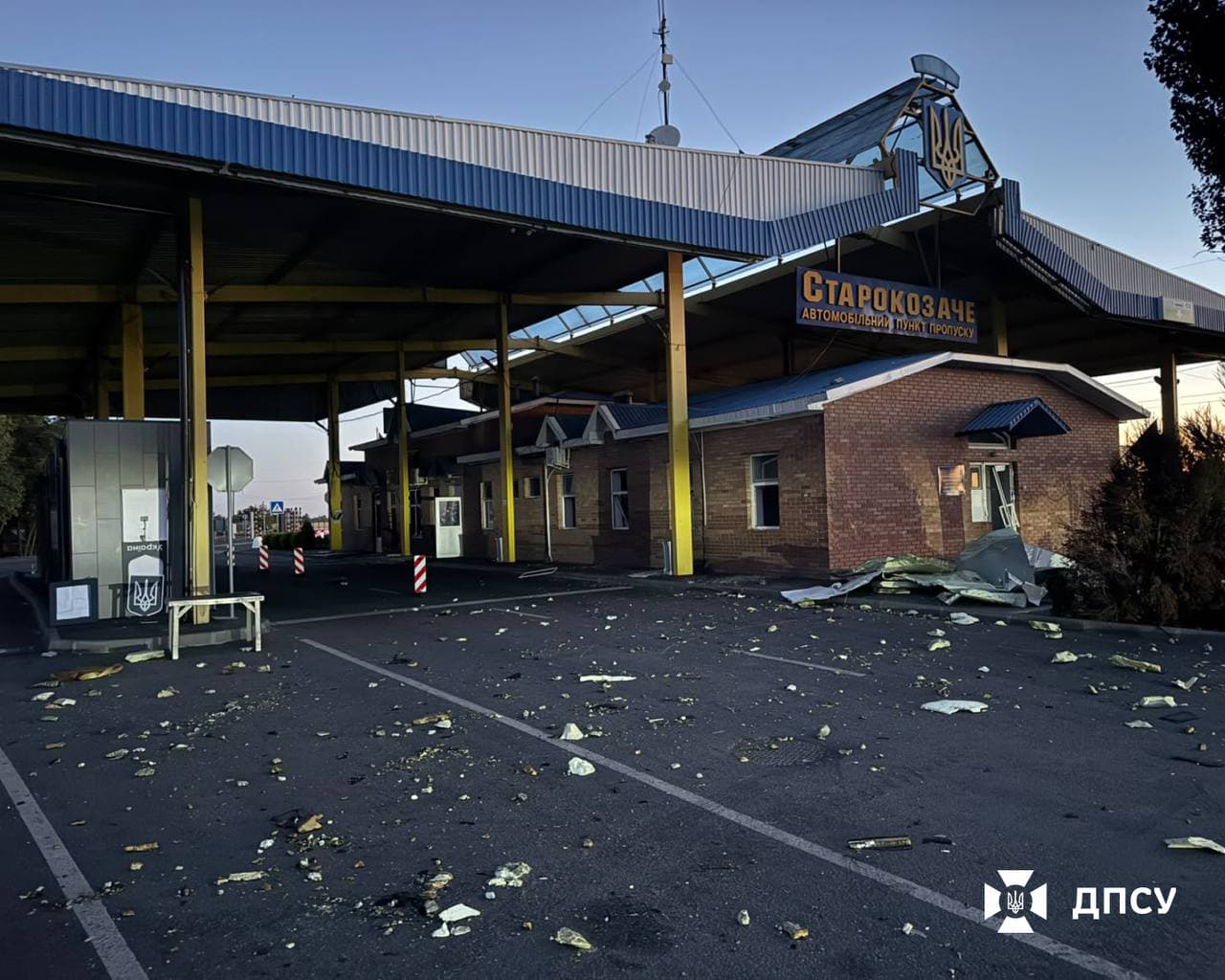 Пункт пропуску на кордоні з Молдовою, який постраждав внаслідок удару РФ, поновив роботу