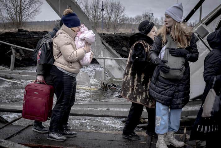 Ukrainian women who fled war face widespread violence – report