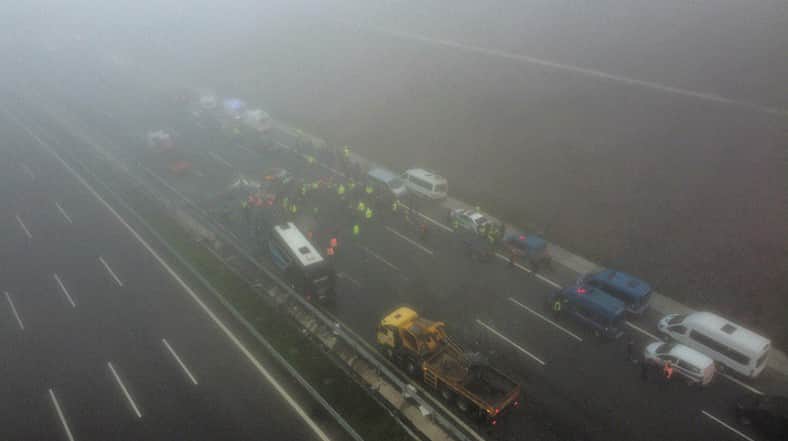 Tragedy near Istanbul: 10 killed and dozens injured in 7-vehicle accident