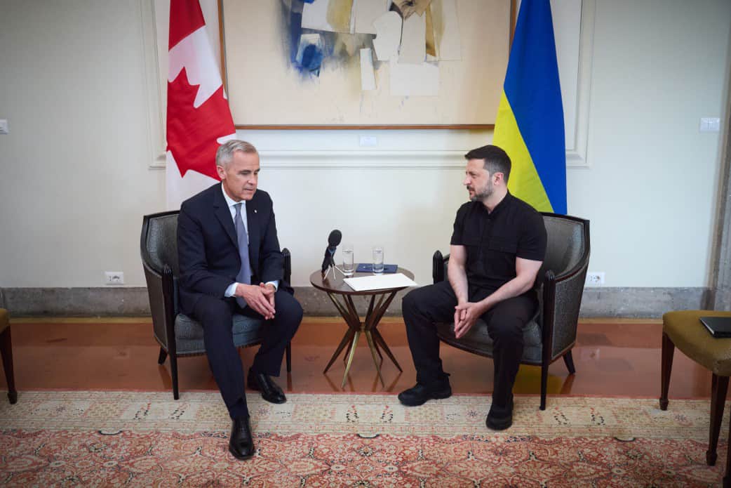 Зеленський вперше зустрівся з новим прем'єром Канади: говорили про тиск на РФ