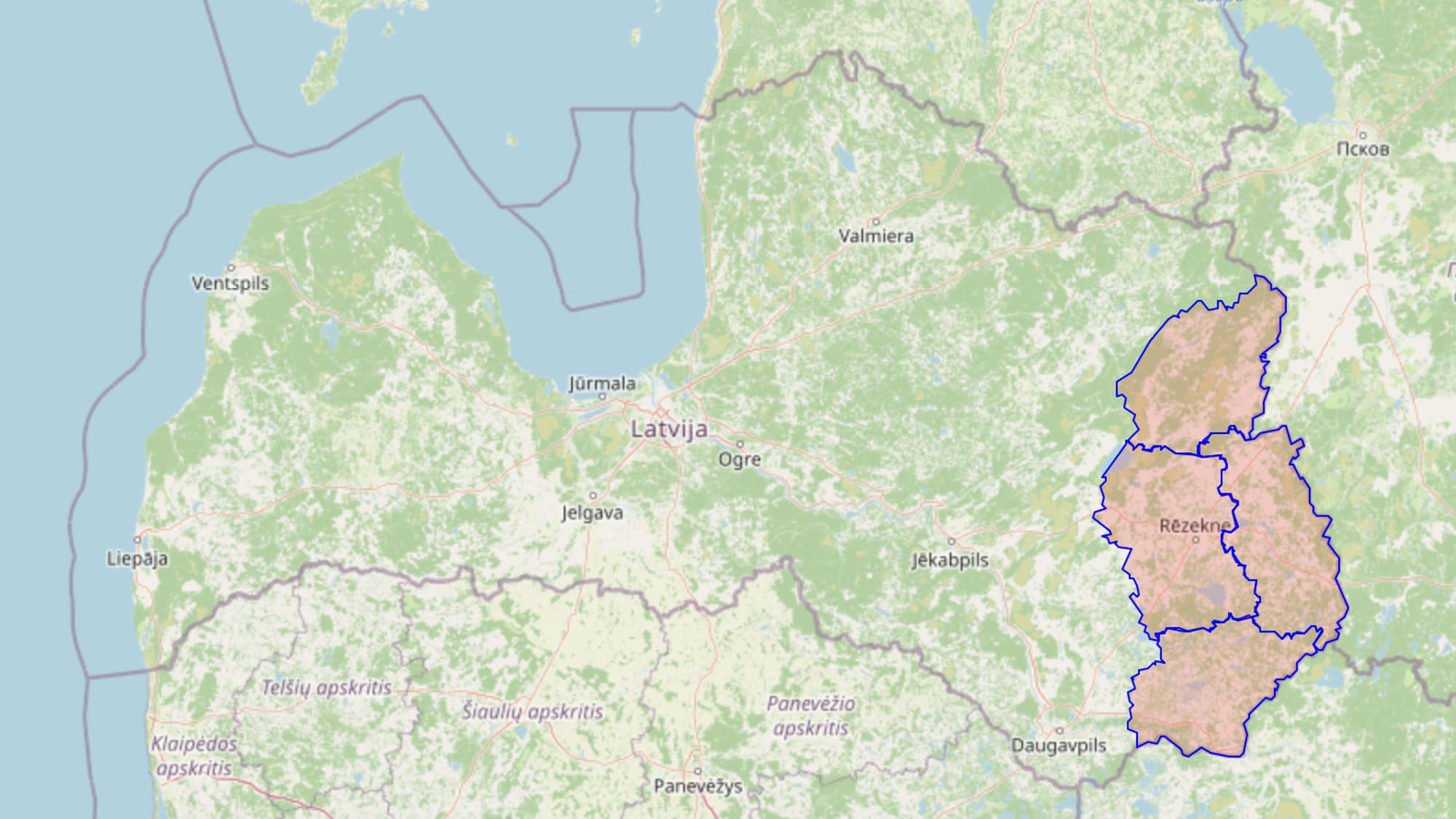 В прикордонних районах Латвії розіслали сповіщення про можливу загрозу з повітря