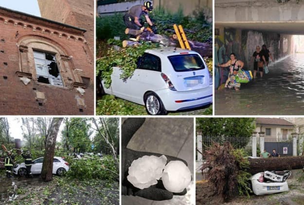 Негода в Ломбардії