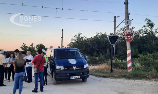 Авария на железнодорожном переезде в Болгарии