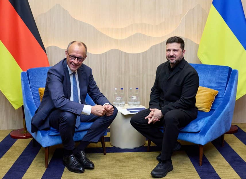 Зеленський розповів про зустріч з Мерцом на полях G7 Зеленський розповів про зустріч з Мерцом на полях G7
