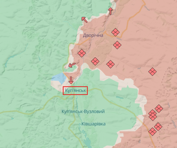 Скриншот: DeepState