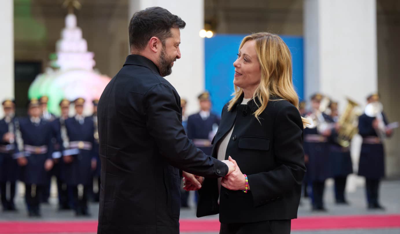 Зеленський розповів про зустріч з Мелоні у Римі