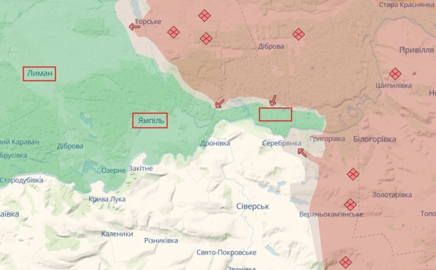 Скриншот: DeepState