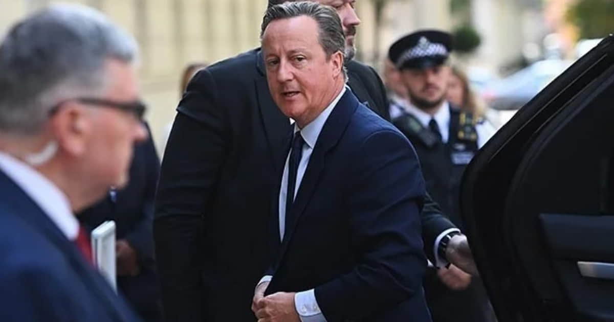 Why did UK Prime Minister bring Cameron "out of retirement"?