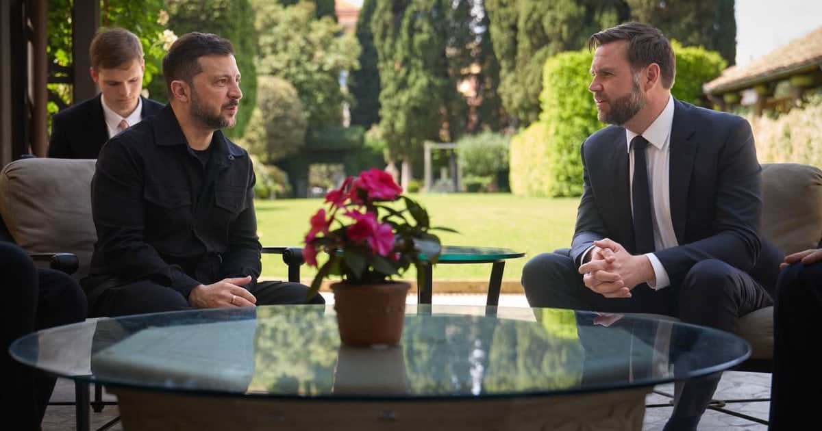 Zelenski z ameriškim podpredsednikom Венсом razpravljal o mirovnem načrtu