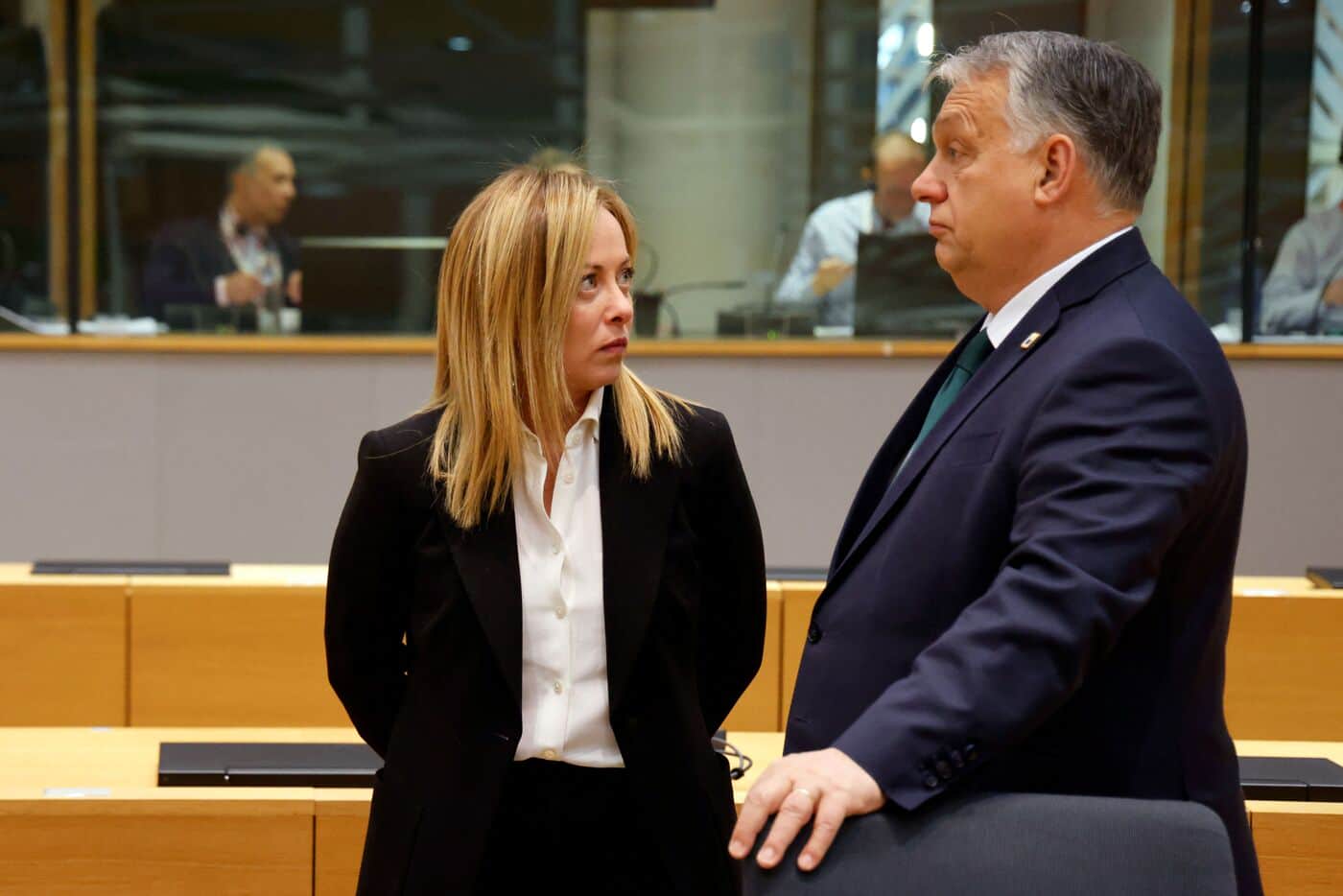 Italian Prime Minister Giorgia Meloni Negotiates with Hungarian Prime Minister Viktor Orban to Support Ukraine in the European Union and Strengthen ECR Representation in European Parliament