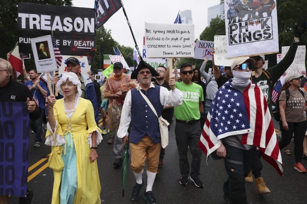 Протест в Филадельфии