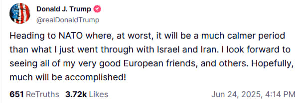 Скриншот: Truth Socail