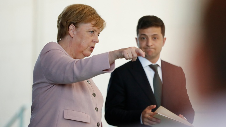 Зеленський про &#39;&#39;наїзд&#39;&#39; на Меркель і Макрона: ми всім дякуємо, але я  сказав правду | Європейська правда