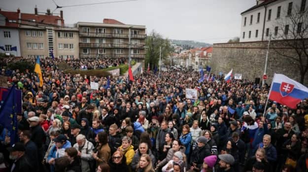 Акція у Братиславі 14 квітня. Branislav Wáclav / Akuality.sk