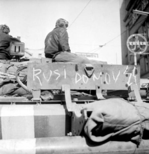 Архівні кадри з Братислави. 21 серпня 1968 року